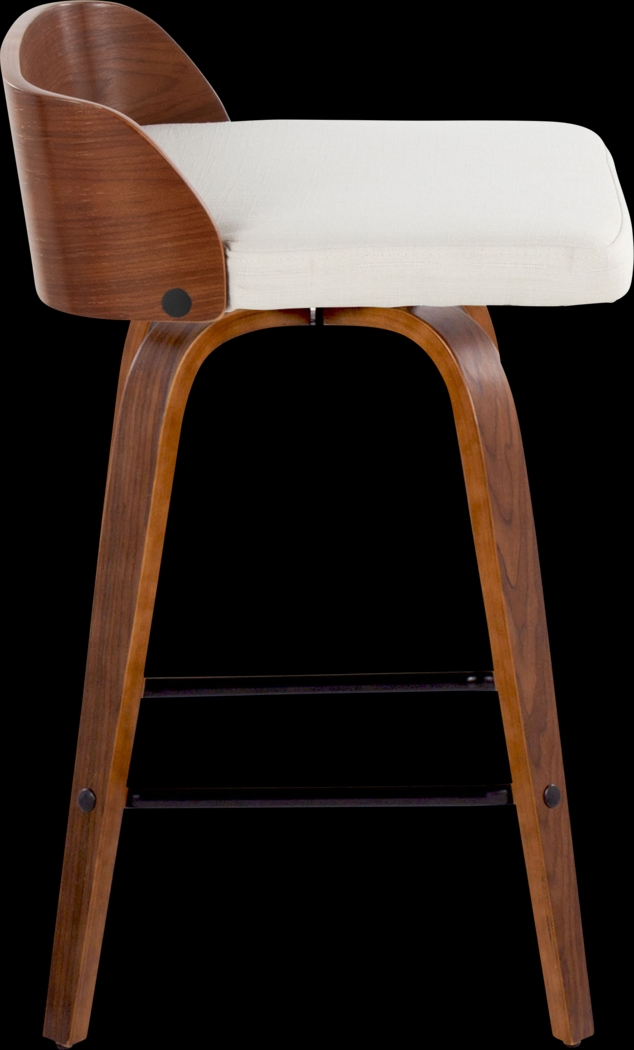 Wetherburn I Cream Swivel Counter Height Stool, Set of 2 - Thumbnail - Image 7