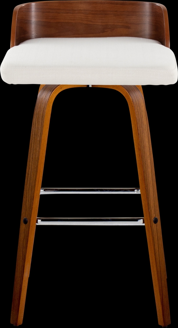 Wetherburn II Cream Swivel Barstool, Set of 2 - Thumbnail - Image 4