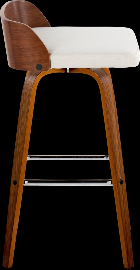 Wetherburn II Cream Swivel Barstool, Set of 2 - Thumbnail - Image 7