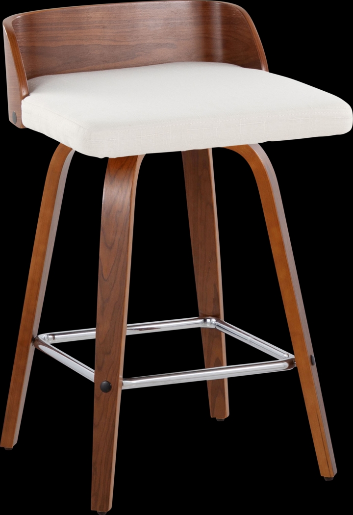 Wetherburn II Cream Swivel Counter Height Stool, Set of 2 - Thumbnail - Image 3