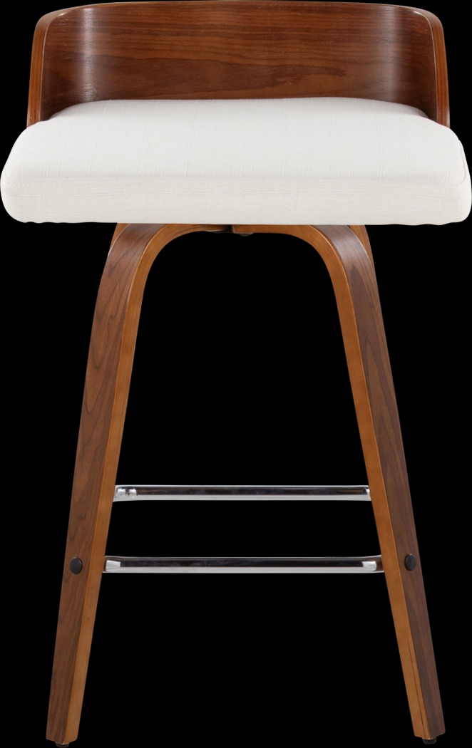 Wetherburn II Cream Swivel Counter Height Stool, Set of 2 - Thumbnail - Image 4