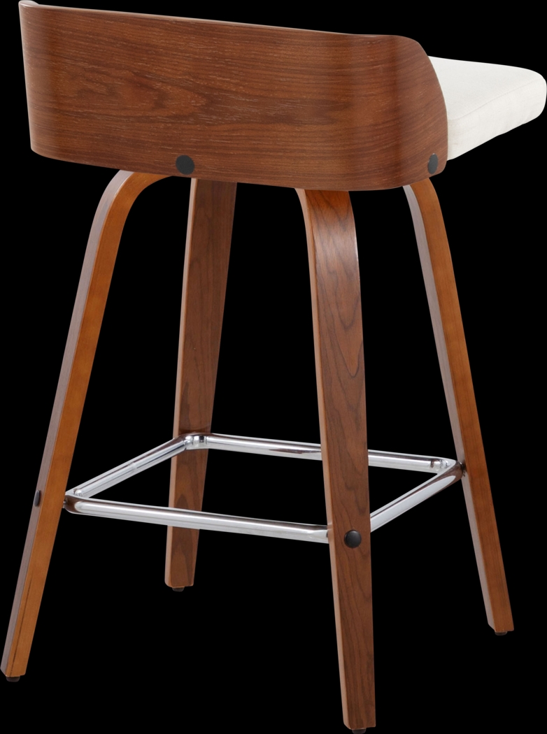 Wetherburn II Cream Swivel Counter Height Stool, Set of 2 - Thumbnail - Image 6