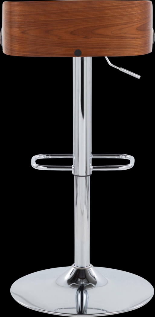 Wetherburn IV Charcoal Adjustable Swivel Barstool, Set of 2 - Thumbnail - Image 5