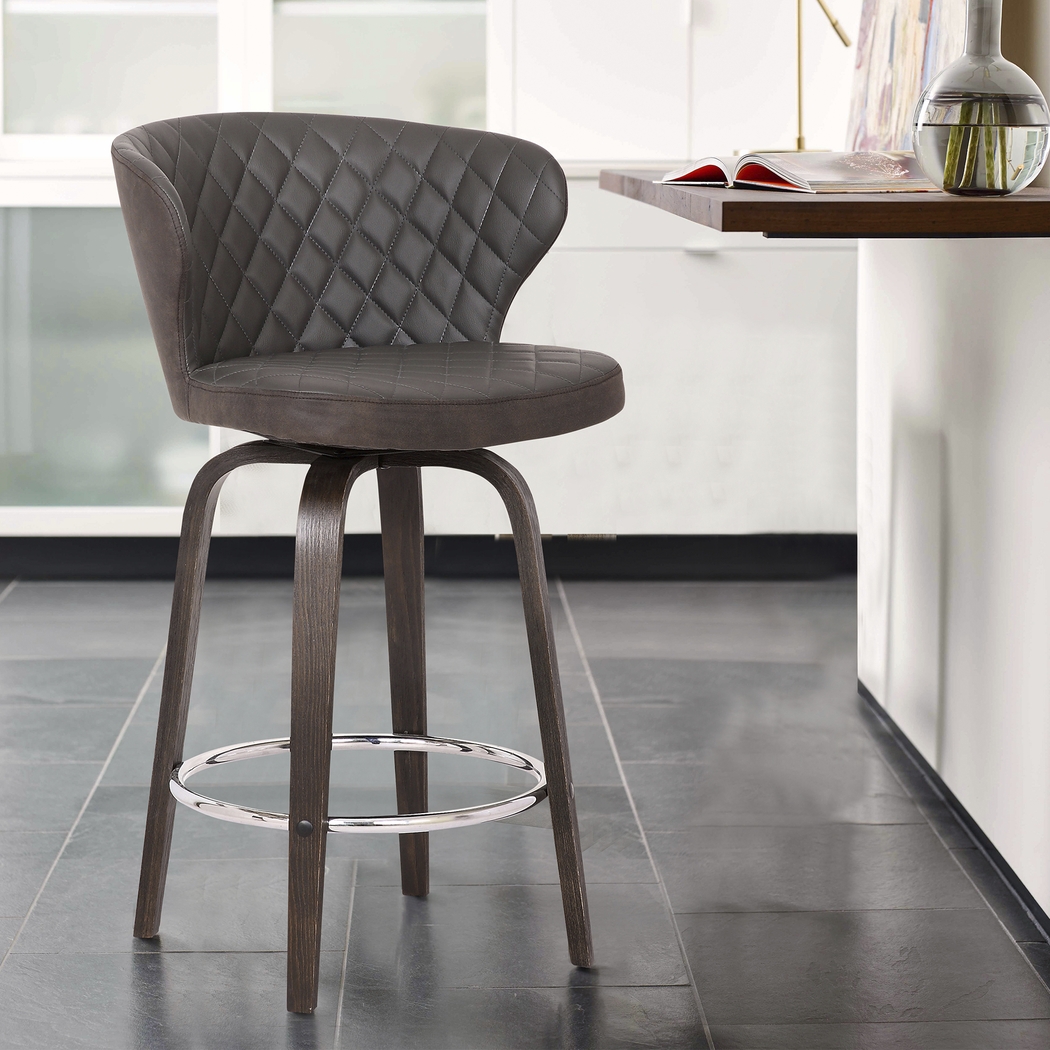 Wettzel Brown Bar Stool - Thumbnail - Image 2