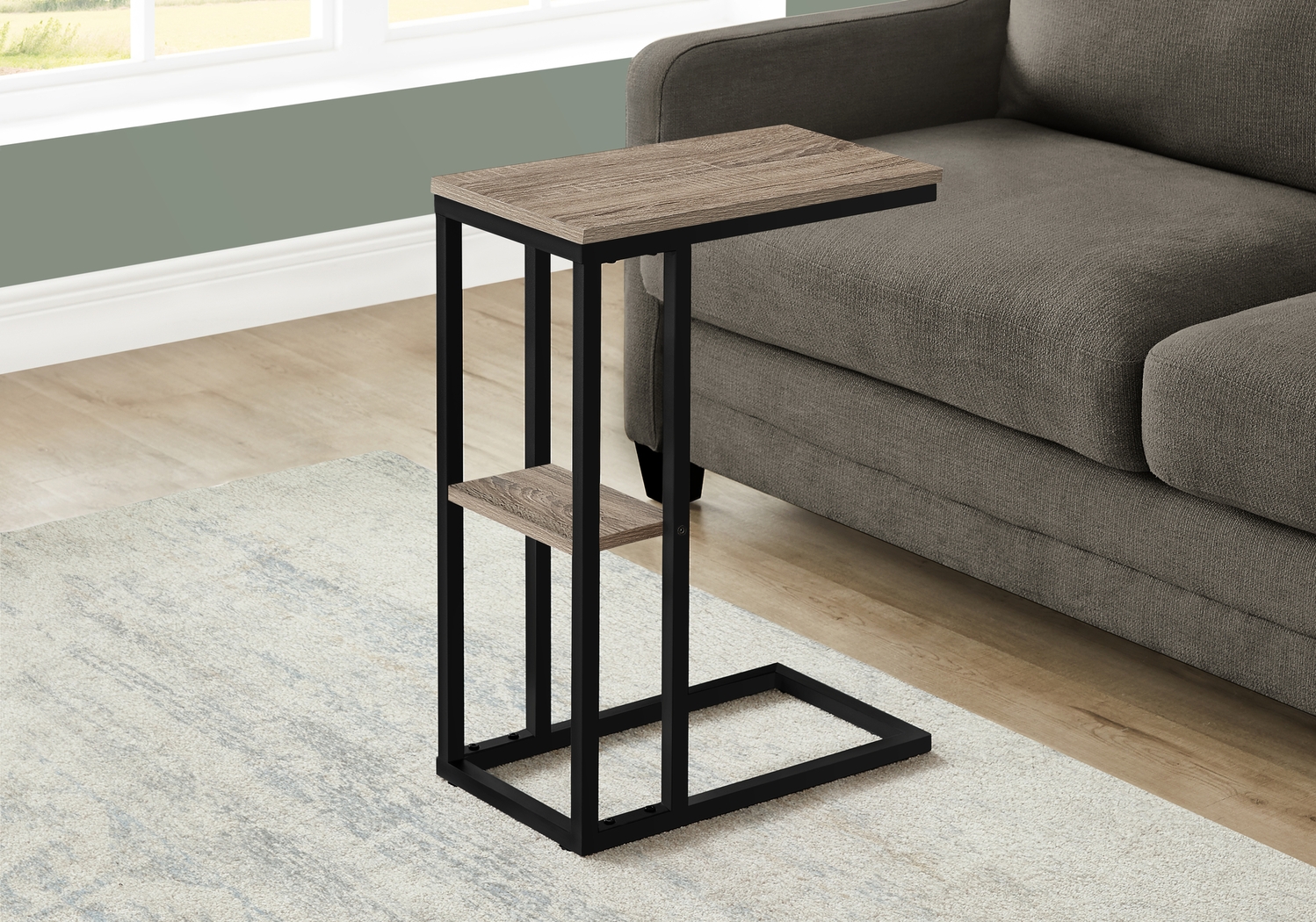 Wewatta Taupe Accent Table - Thumbnail - Image 3