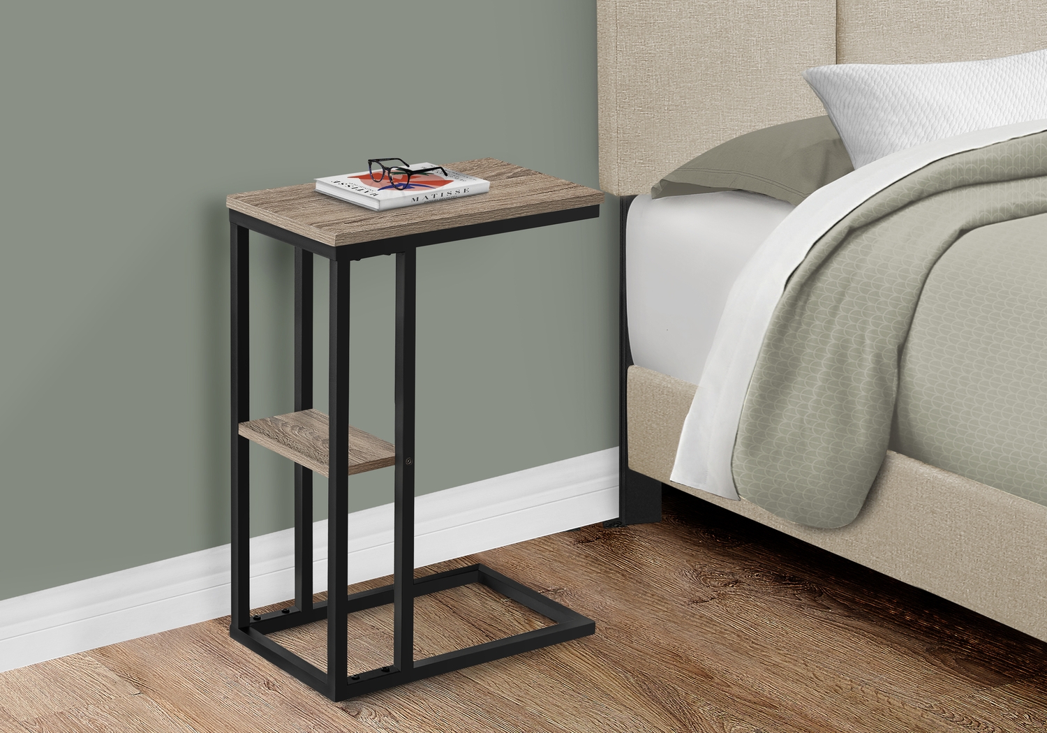 Wewatta Taupe Accent Table - Thumbnail - Image 6