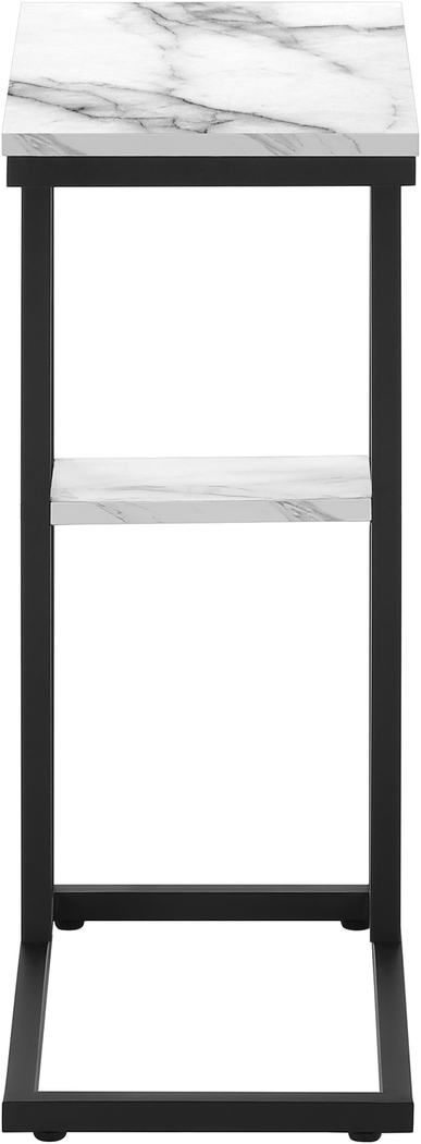 Wewatta White Marble Accent Table - Thumbnail - Image 3