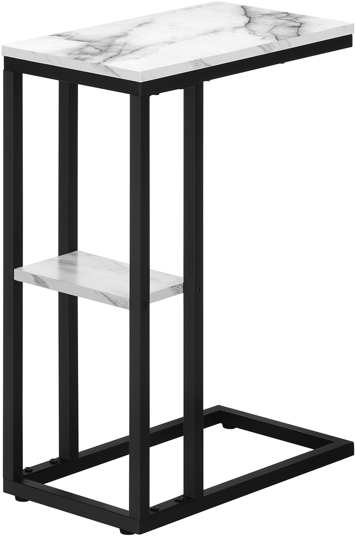 Wewatta White Marble Accent Table - Thumbnail - Image 4