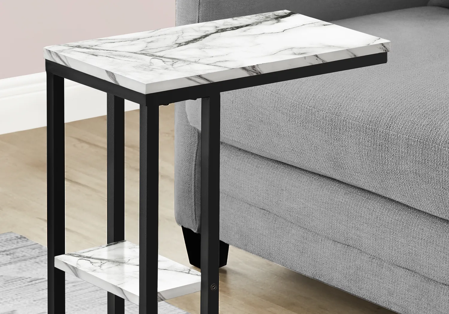 Wewatta White Marble Accent Table - Image 8