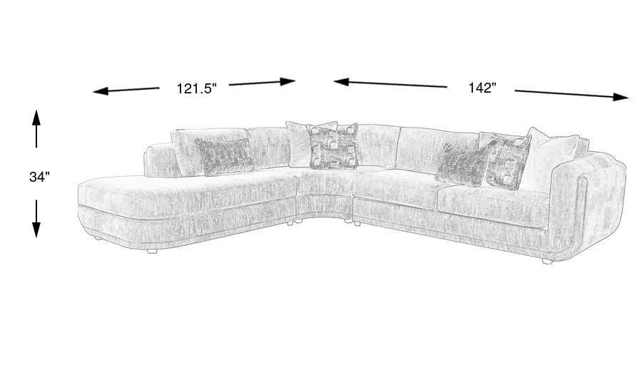 Dimension Image. Please refer to the Dimension Tab on this page for dimension details.