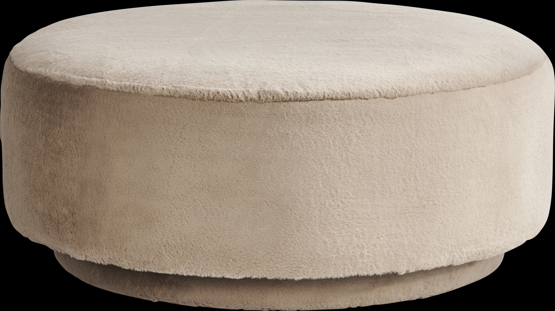 Wexley Beige Cocktail Ottoman - Thumbnail - Image 1