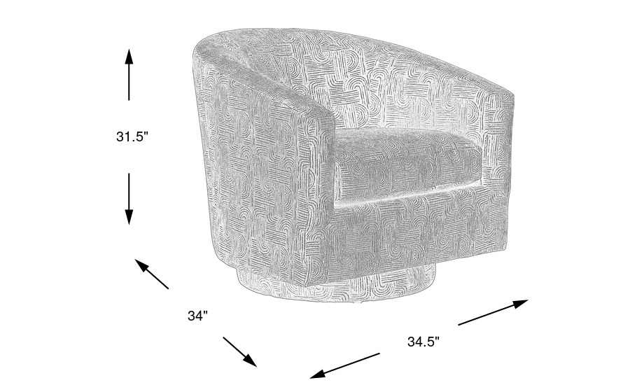 Dimension Image. Please refer to the Dimension Tab on this page for dimension details.