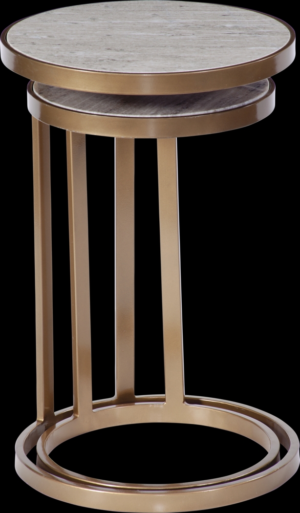 Weybosset Bronze Nesting Table, Set of 2 - Thumbnail - Image 2