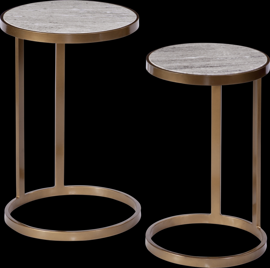 Weybosset Bronze Nesting Table, Set of 2 - Thumbnail - Image 1