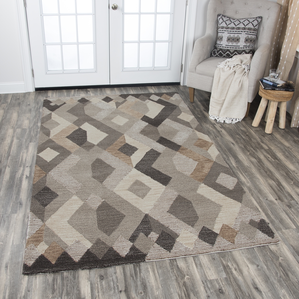 Weylin Beige 5' x 8' Rug - Thumbnail - Image 5