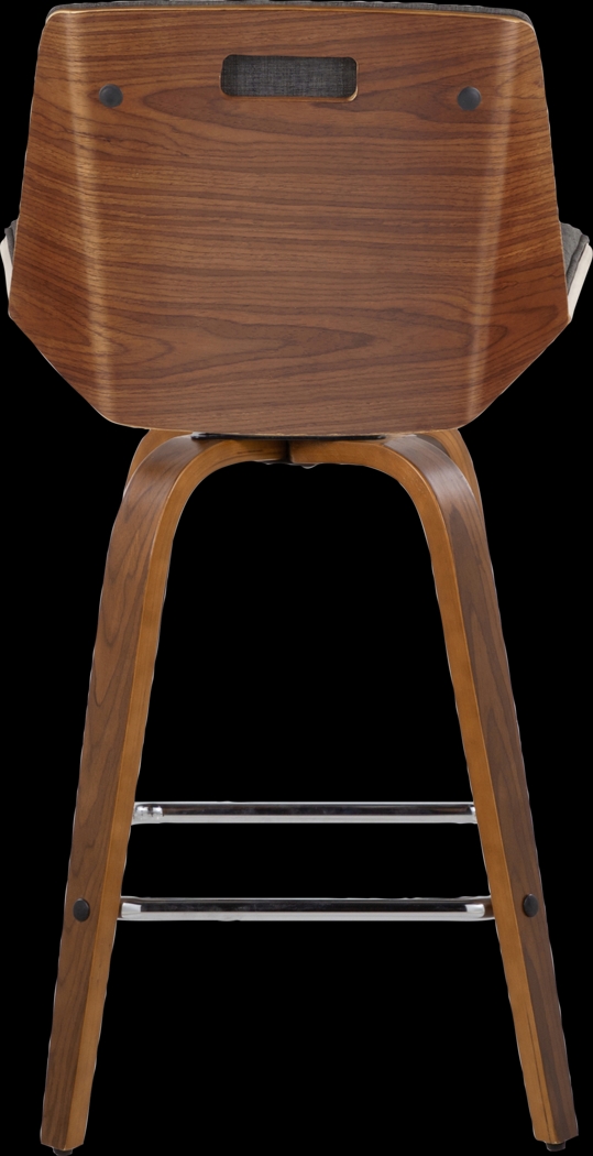 Weymanda II Charcoal Swivel Counter Height Stool, Set of 2 - Thumbnail - Image 9