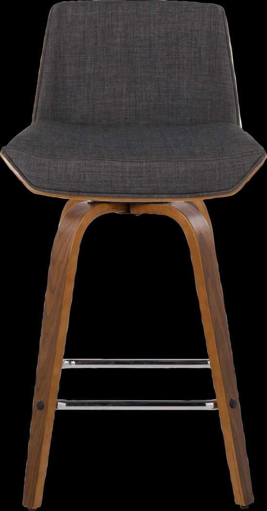 Weymanda II Charcoal Swivel Counter Height Stool, Set of 2 - Thumbnail - Image 10