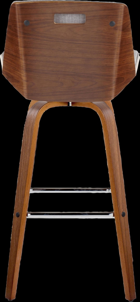 Weymanda II Gray Swivel Barstool, Set of 2 - Thumbnail - Image 10