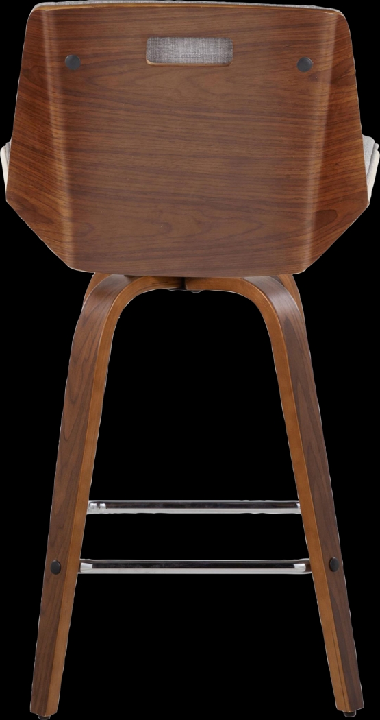 Weymanda II Gray Swivel Counter Height Stool, Set of 2 - Thumbnail - Image 10