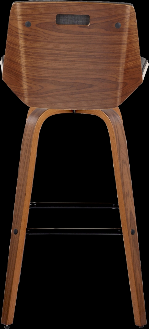 Weymanda III Charcoal Swivel Barstool, Set of 2 - Thumbnail - Image 10