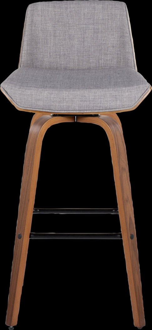 Weymanda III Gray Swivel Barstool, Set of 2 - Thumbnail - Image 10