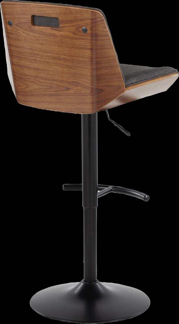 Weymanda IV Charcoal Adjustable Barstool, Set of 2 - Thumbnail - Image 7