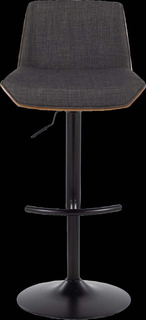 Weymanda IV Charcoal Adjustable Barstool, Set of 2 - Thumbnail - Image 8