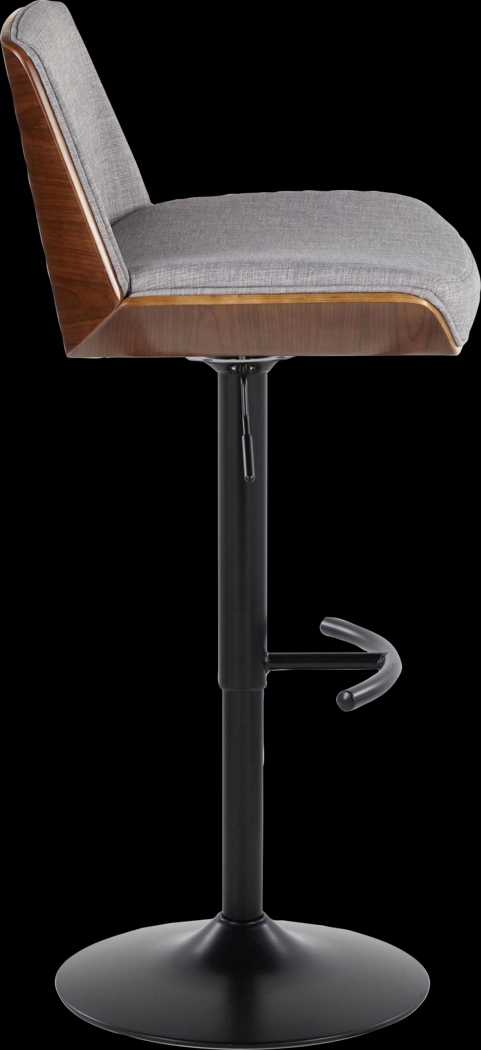 Weymanda IV Gray Adjustable Barstool, Set of 2 - Thumbnail - Image 5