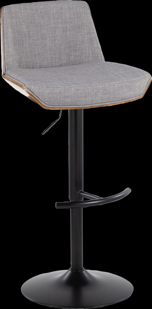 Weymanda IV Gray Adjustable Barstool, Set of 2 - Thumbnail - Image 6