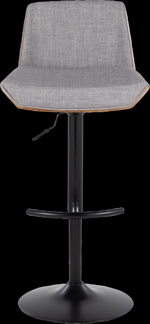 Weymanda IV Gray Adjustable Barstool, Set of 2 - Thumbnail - Image 7