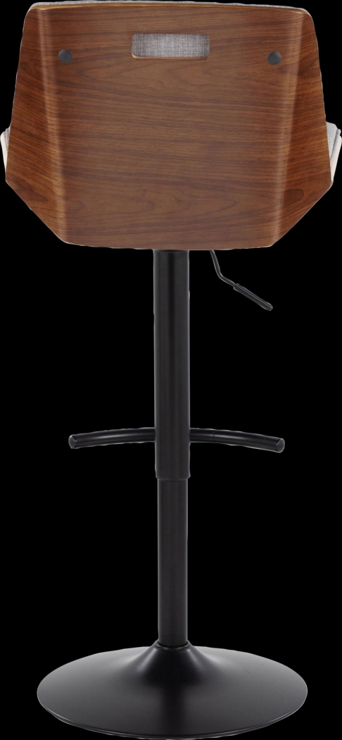 Weymanda IV Gray Adjustable Barstool, Set of 2 - Thumbnail - Image 9