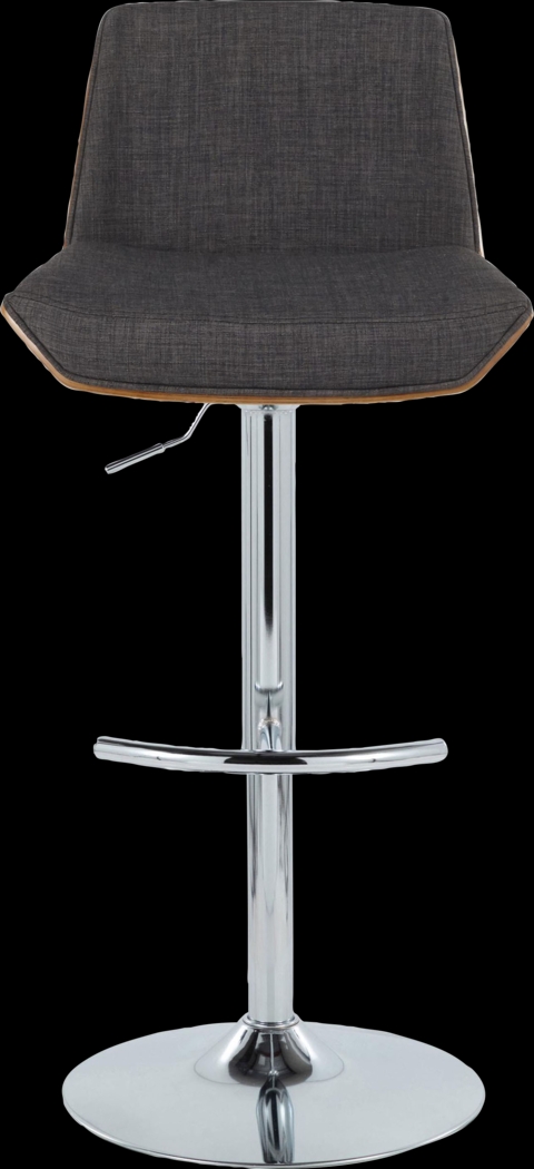 Weymanda V Charcoal Adjustable Barstool, Set of 2 - Thumbnail - Image 5