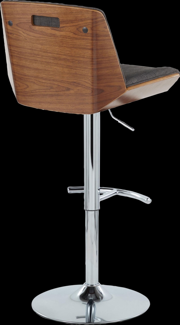 Weymanda V Charcoal Adjustable Barstool, Set of 2 - Thumbnail - Image 8