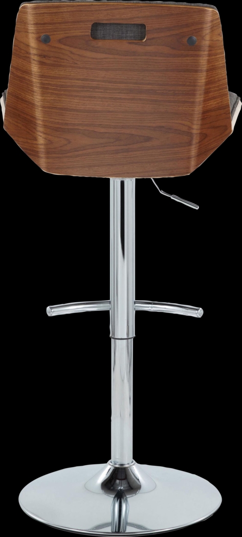 Weymanda V Charcoal Adjustable Barstool, Set of 2 - Thumbnail - Image 9