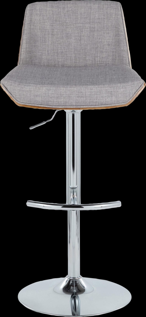 Weymanda V Gray Adjustable Barstool, Set of 2 - Thumbnail - Image 5