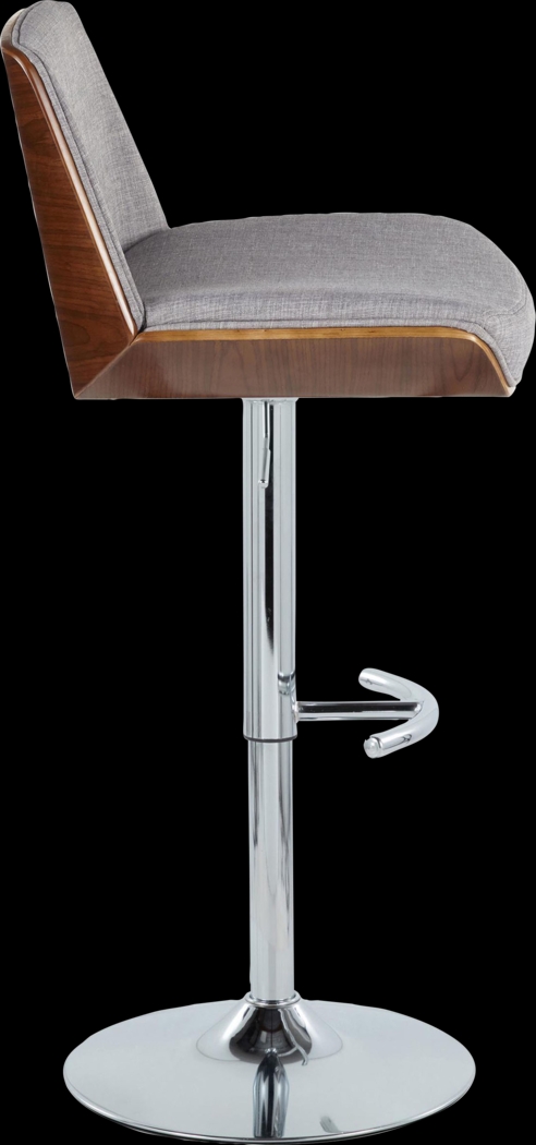 Weymanda V Gray Adjustable Barstool, Set of 2 - Thumbnail - Image 6