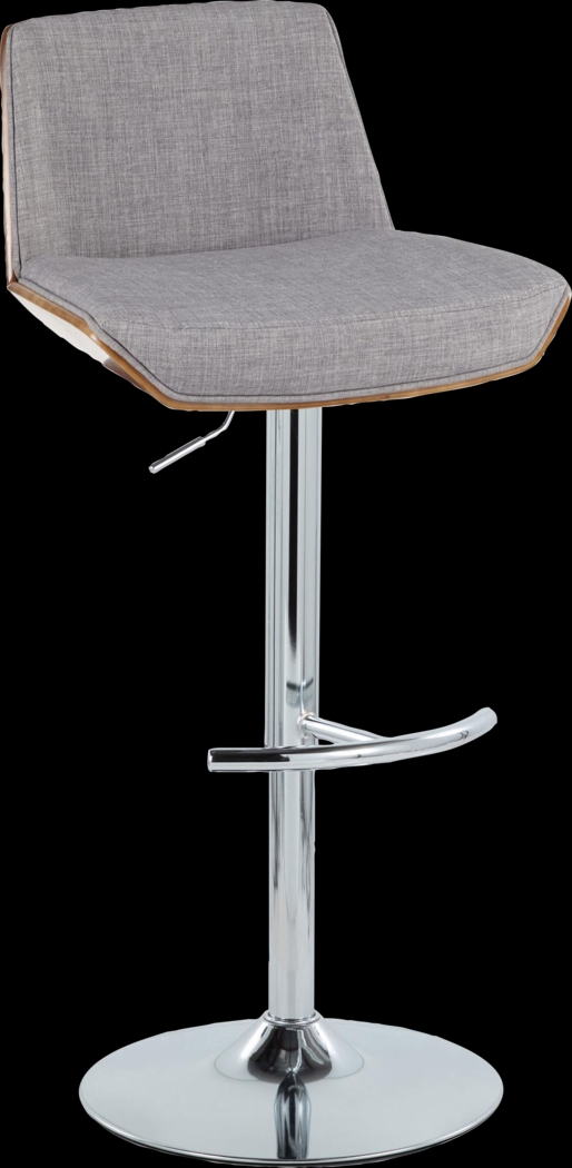 Weymanda V Gray Adjustable Barstool, Set of 2 - Thumbnail - Image 7