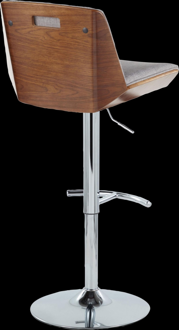 Weymanda V Gray Adjustable Barstool, Set of 2 - Thumbnail - Image 8