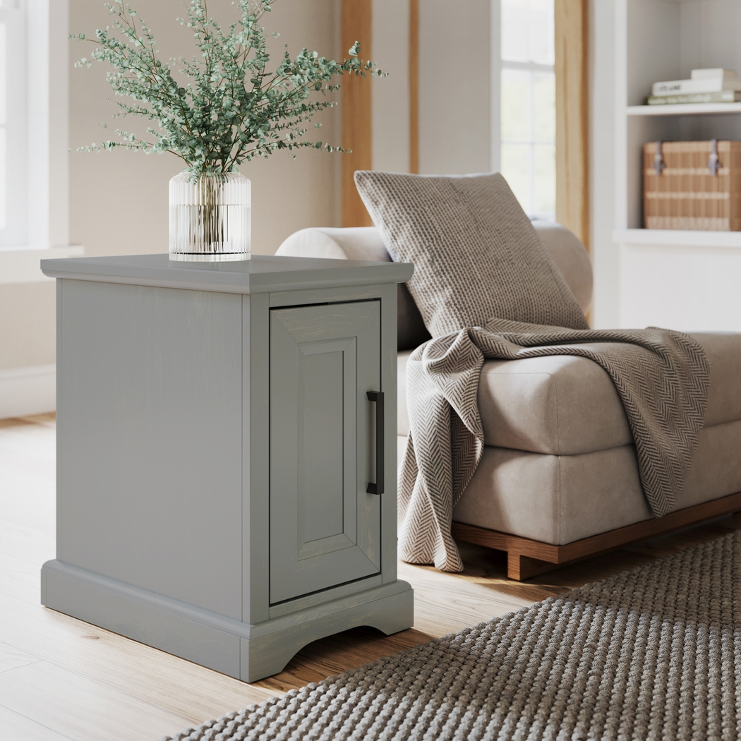 Weyna Gray Nightstand - Thumbnail - Image 2