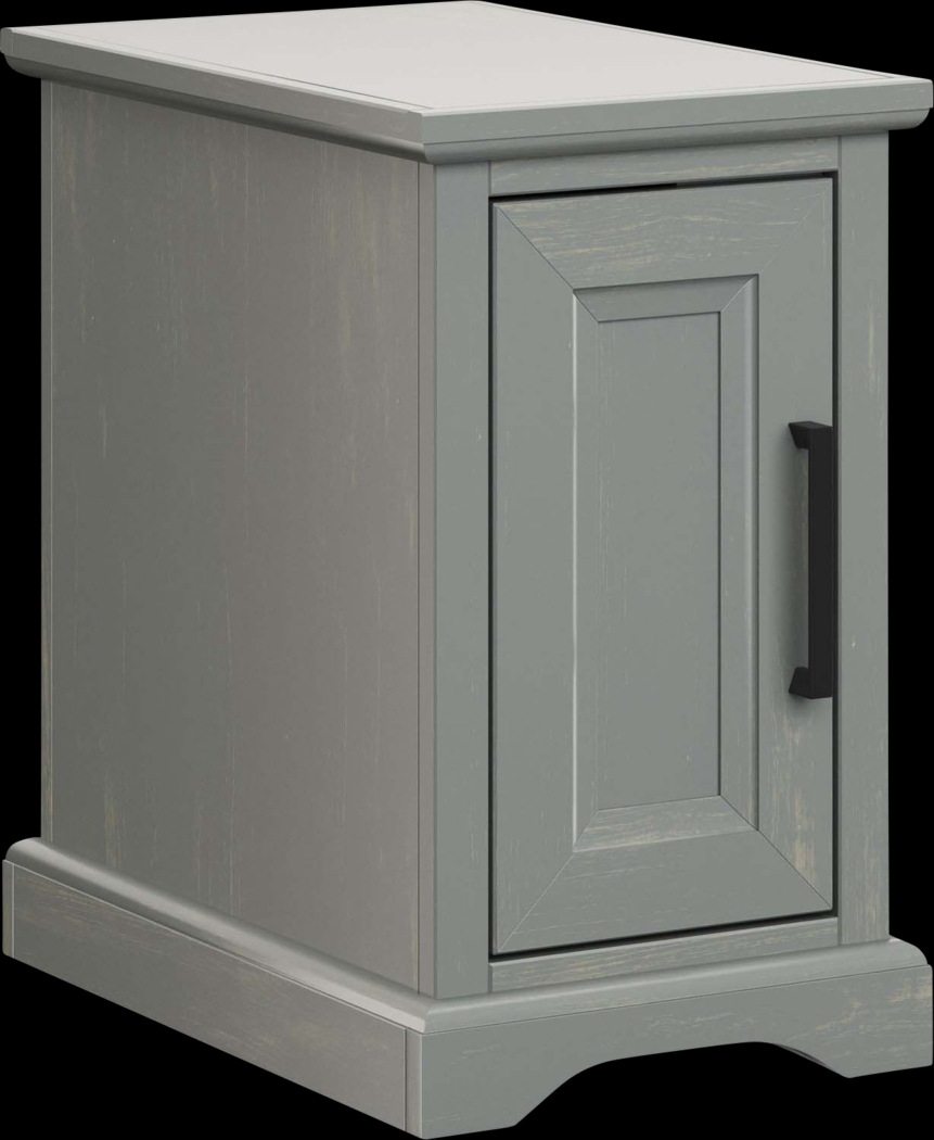 Weyna Gray Nightstand - Thumbnail - Image 1