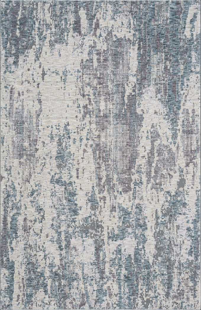 Weyson Gray/Blue 5' x 8' Rug - Thumbnail - Image 1