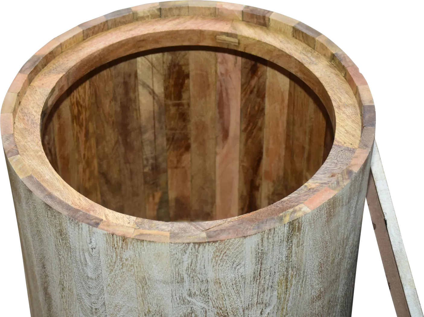 Wezani Weathered/Black End Table - Thumbnail - Image 8