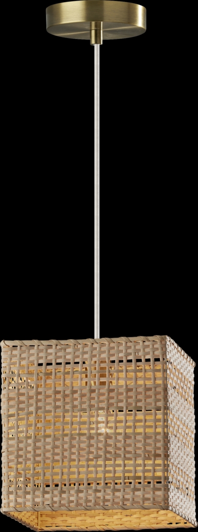 Whatley Nest Brass Pendant - Thumbnail - Image 1