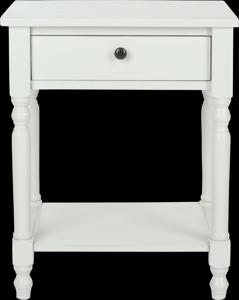 Whavfridge Off-White Nightstand - Thumbnail - Image 1