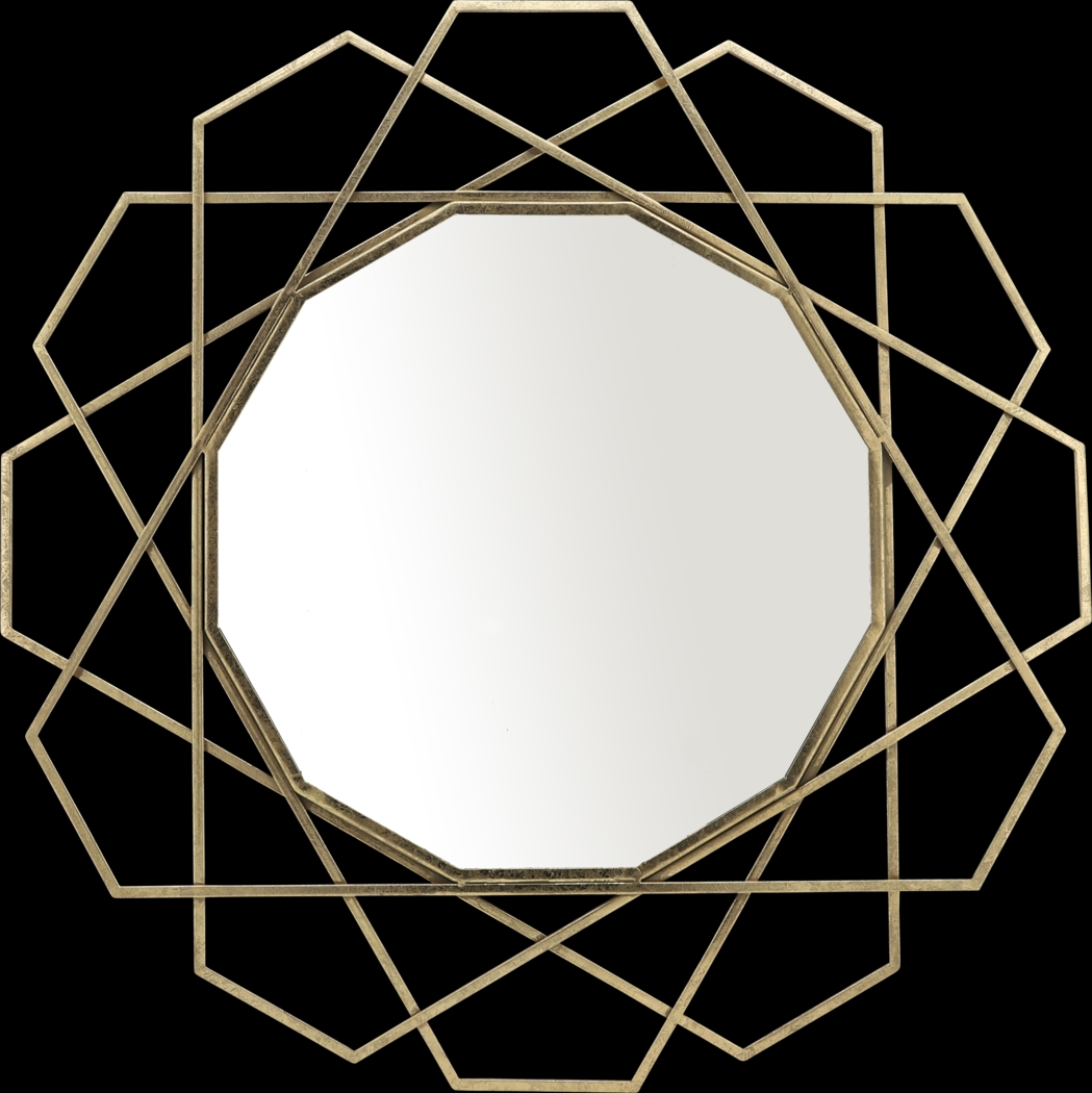 Wheatcroft Gold Mirror - Thumbnail - Image 1