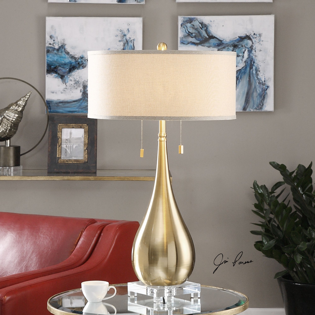 Wheatfield Brass Lamp - Thumbnail - Image 2