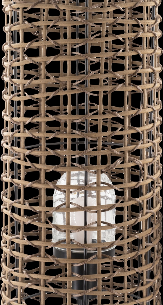 Wheathill Circle Black Outdoor Floor Lamp - Thumbnail - Image 3