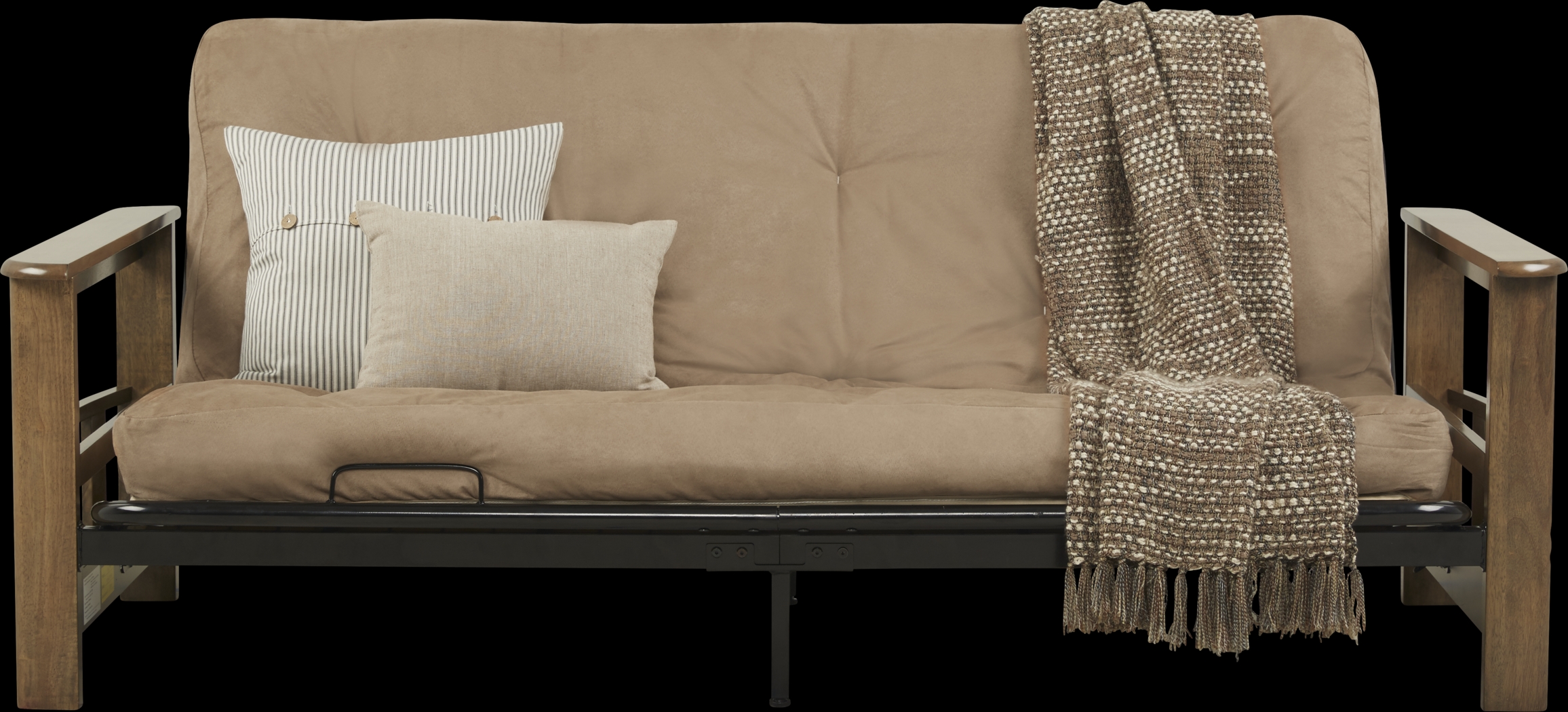 Kids Wheaton Walnut Futon - Thumbnail - Image 2