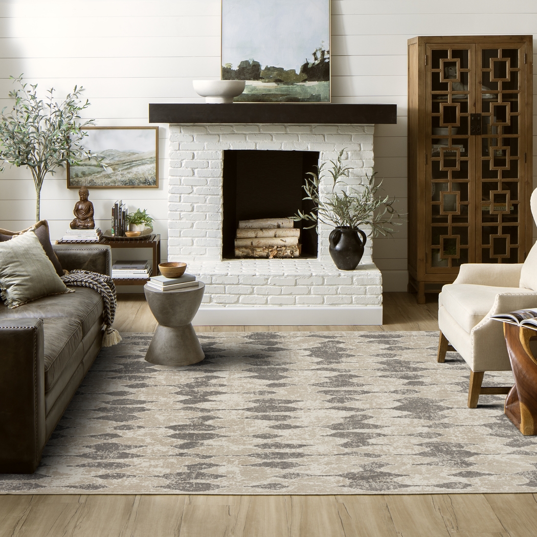 Wheatwillow Silver 5'3 x 7'10 Rug - Thumbnail - Image 2