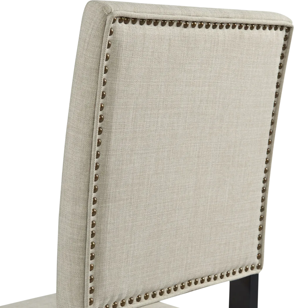 Wheelswolf Taupe Side Chair, Set of 2 - Thumbnail - Image 4